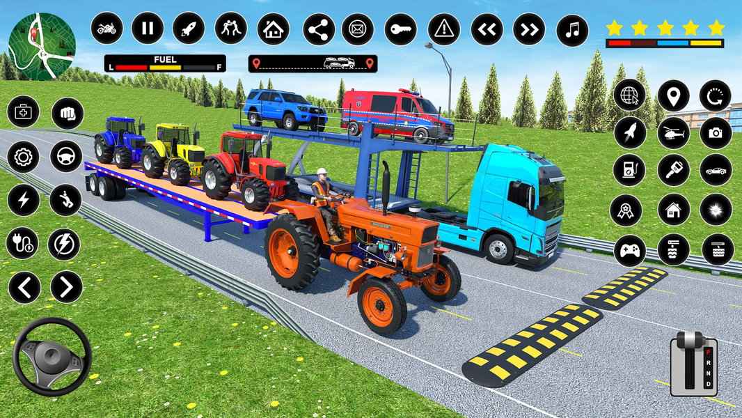 Car Transporter PRO Truck Game - Gameplay image of android game