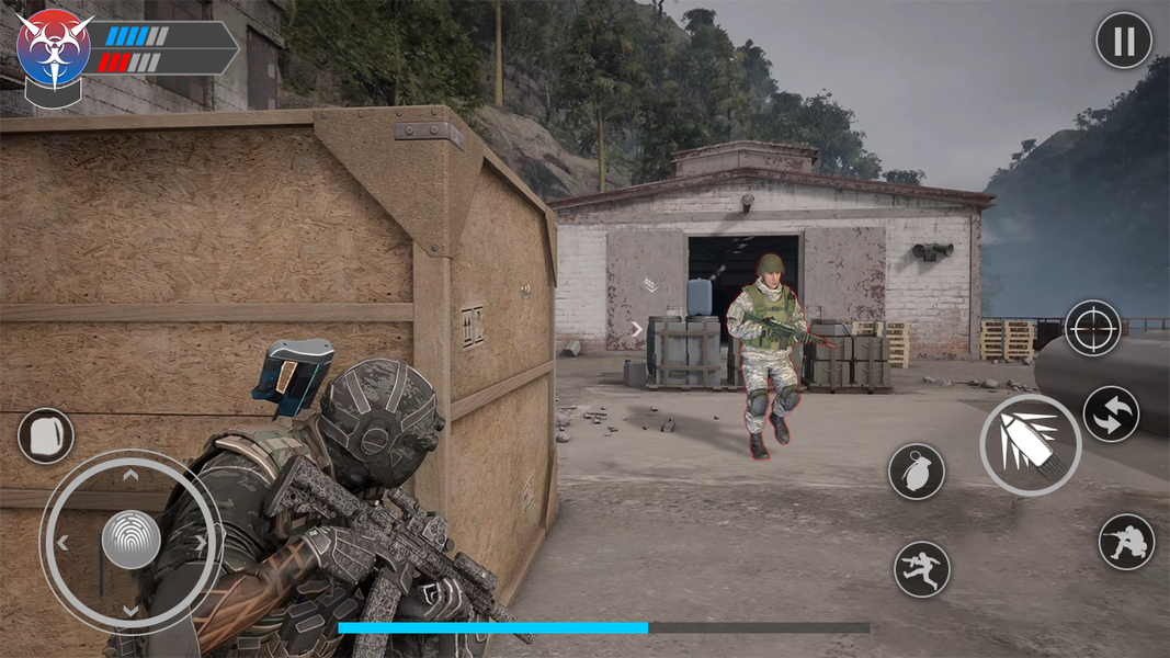 Commando Battle Shooting Games - Gameplay image of android game