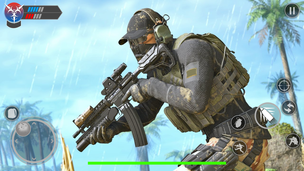 Commando Battle Shooting Games - Gameplay image of android game