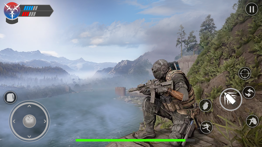 Commando Battle Shooting Games - Gameplay image of android game