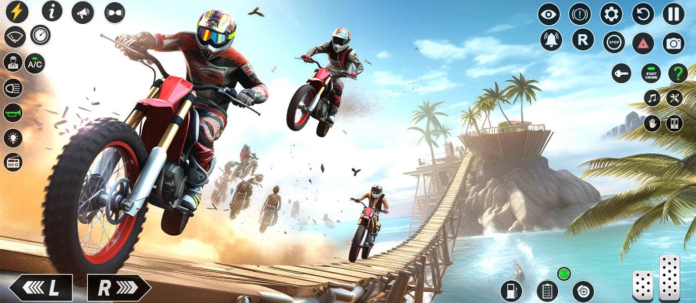 Bike Rush: Dirt Bike Games - عکس برنامه موبایلی اندروید