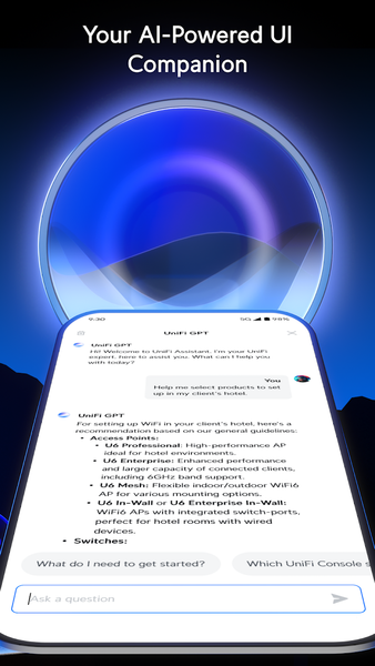 Ubiquiti Portal - Image screenshot of android app