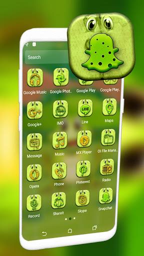 Frog Cartoon Launcher Theme - عکس برنامه موبایلی اندروید