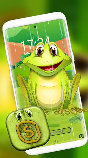 Frog Cartoon Launcher Theme - Image screenshot of android app