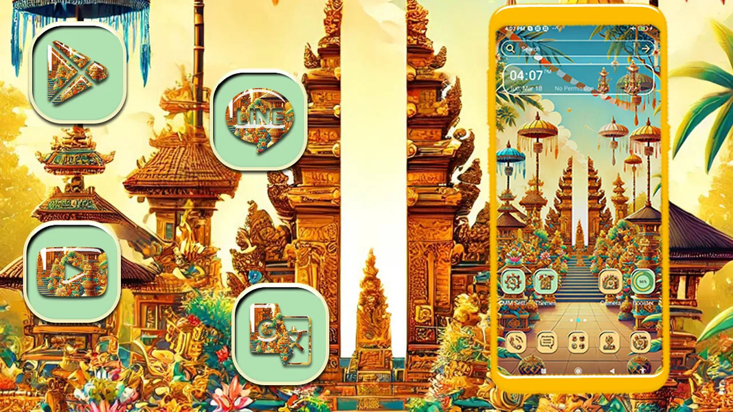 Galungan Launcher Theme - عکس برنامه موبایلی اندروید