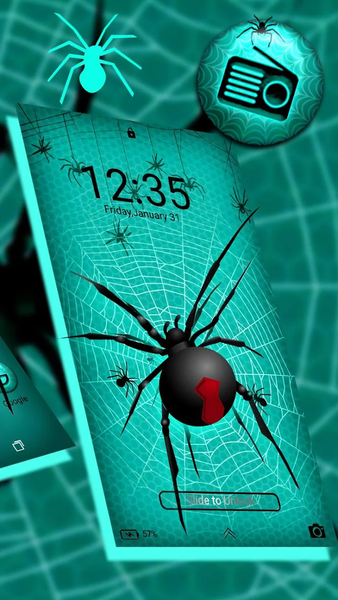 Spider Launcher Theme - Image screenshot of android app