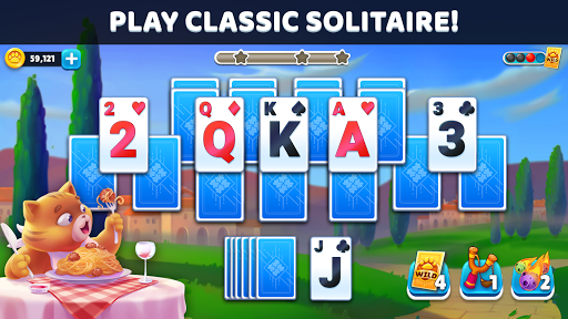 Puzzle Solitaire - Tripeaks Escape with Friends - Gameplay image of android game