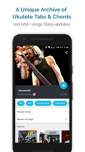 Ukulele Tabs & Chords - Image screenshot of android app