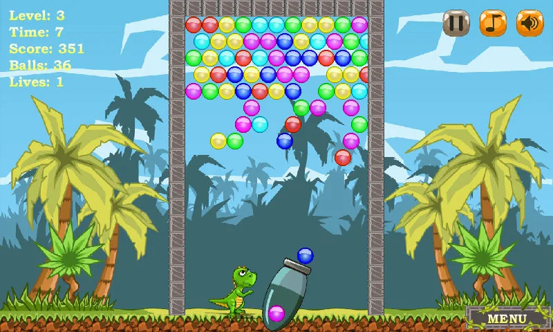 Bubble Shooter - Gameplay image of android game