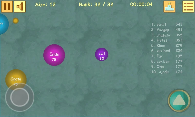 Cell.io - Gameplay image of android game