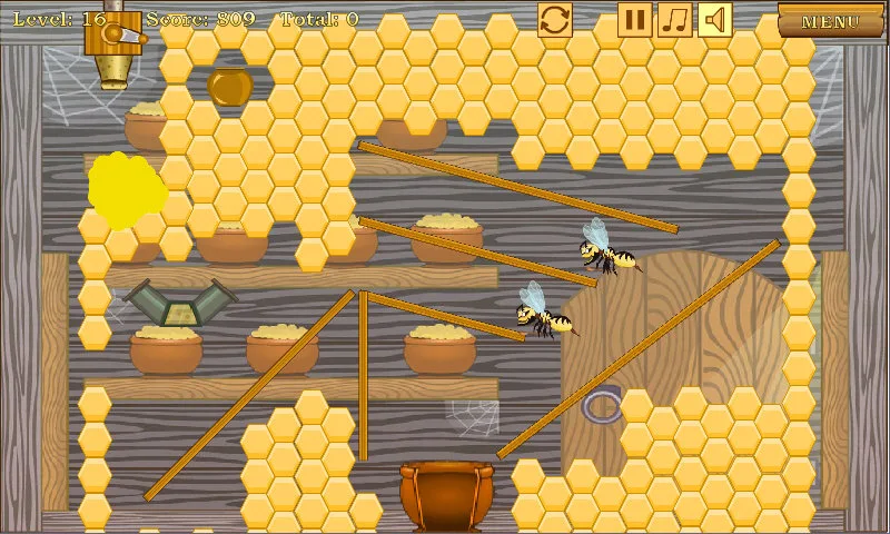 Collect Honey - Gameplay image of android game