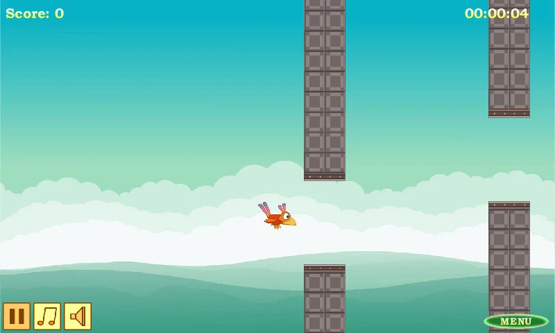Falling Bird - عکس بازی موبایلی اندروید