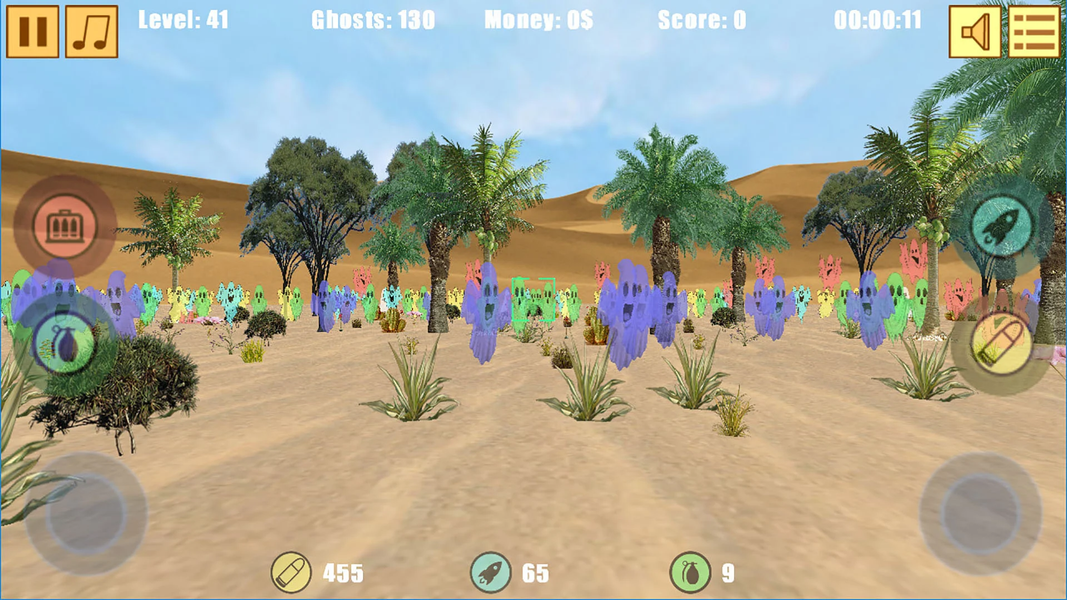 Ghost Attack - Gameplay image of android game