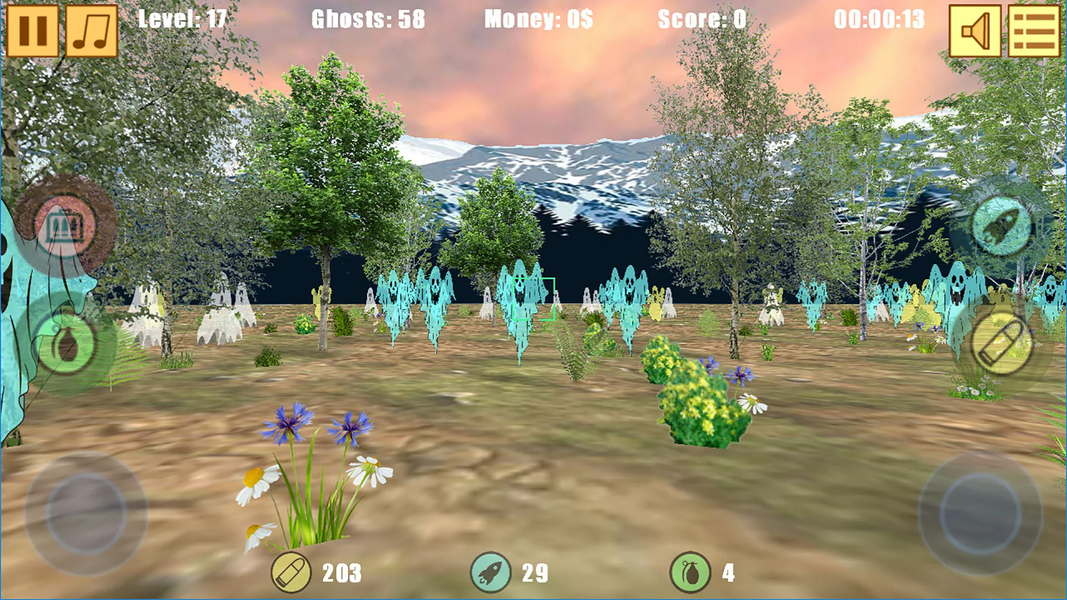 Ghost Attack - Gameplay image of android game