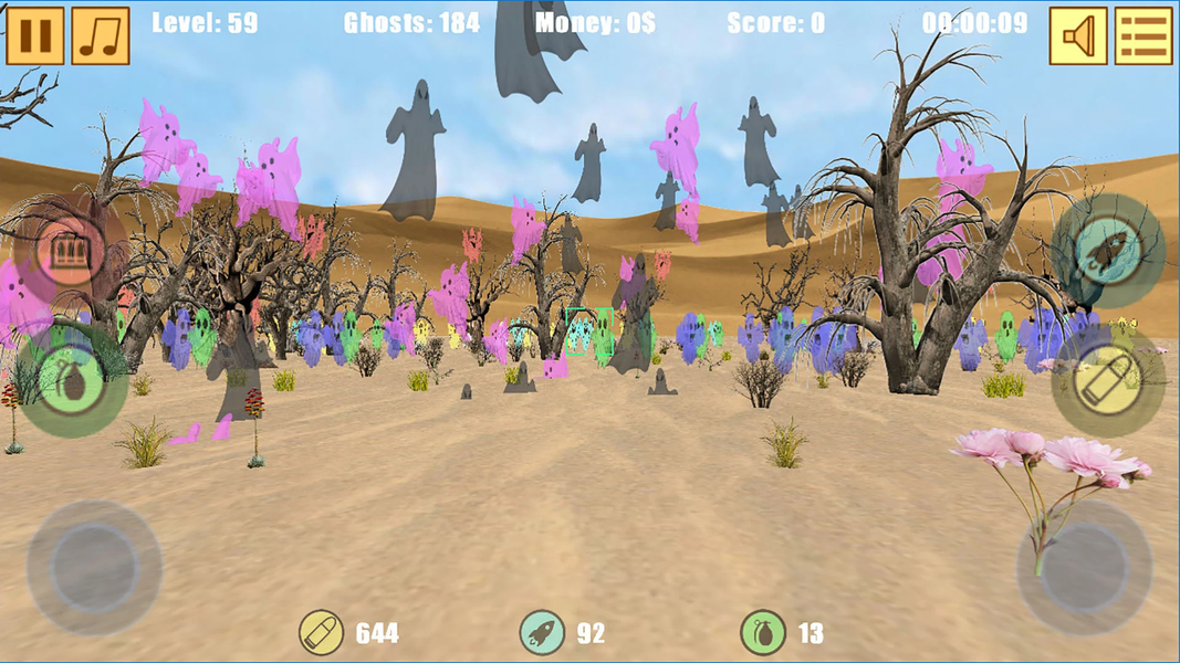 Ghost Attack - Gameplay image of android game