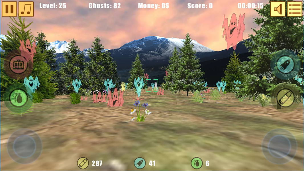 Ghost Attack - Gameplay image of android game