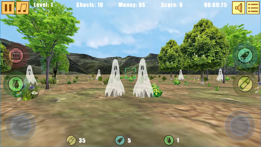 Ghost Attack - Gameplay image of android game