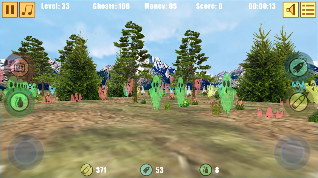 Ghost Attack - Gameplay image of android game