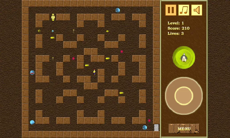 Gold Man - Gameplay image of android game