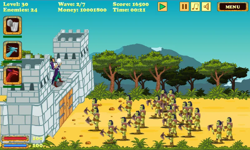 Idle Tower Defense - Gameplay image of android game