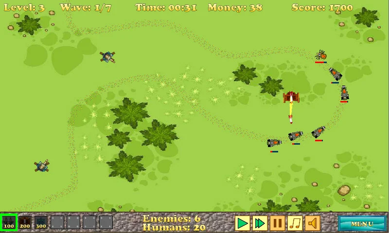 Military Defense - Gameplay image of android game
