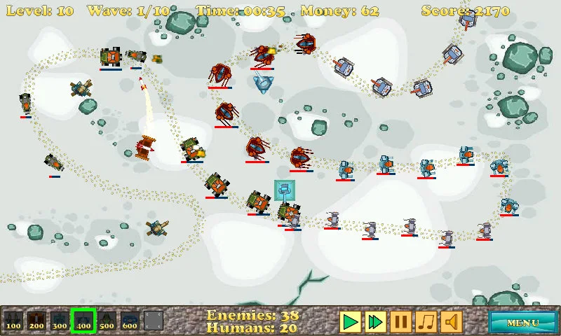 Military Defense - Gameplay image of android game