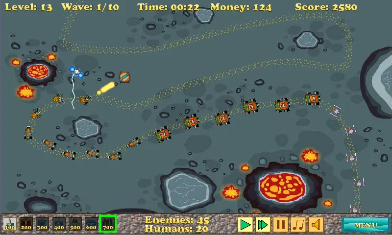 Military Defense - Gameplay image of android game
