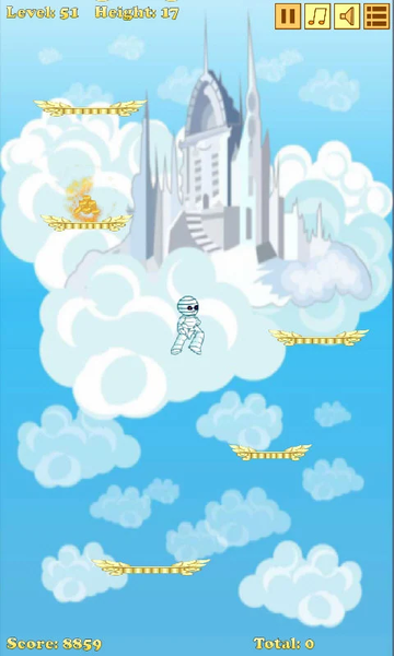 Mummy Jump - Gameplay image of android game