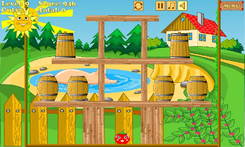 Save Tomato - Gameplay image of android game