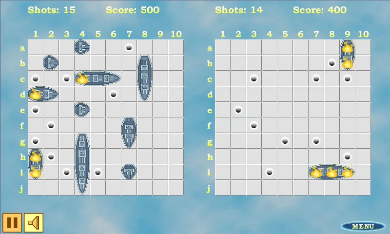 Sea Battle - Gameplay image of android game