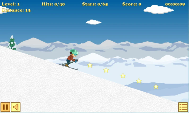 Ski Racing - Gameplay image of android game