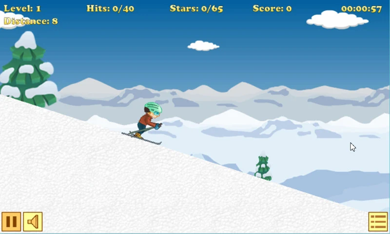 Ski Racing - Gameplay image of android game