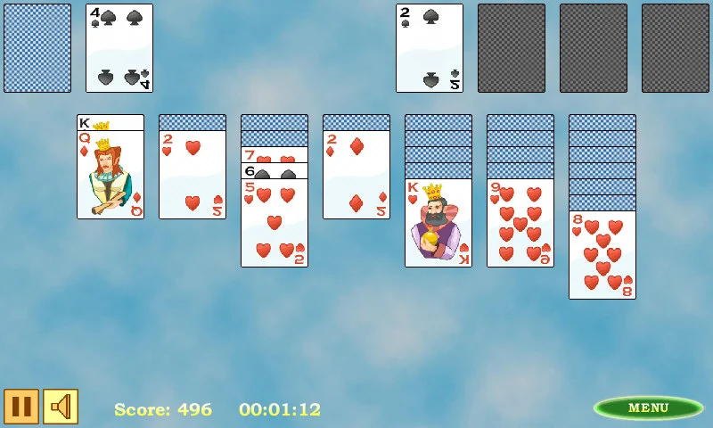 Klondike Solitaire - Gameplay image of android game