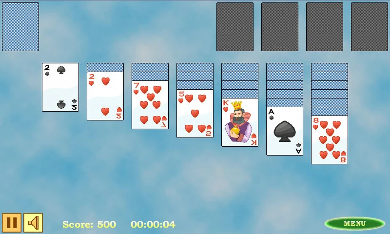 Klondike Solitaire - Gameplay image of android game