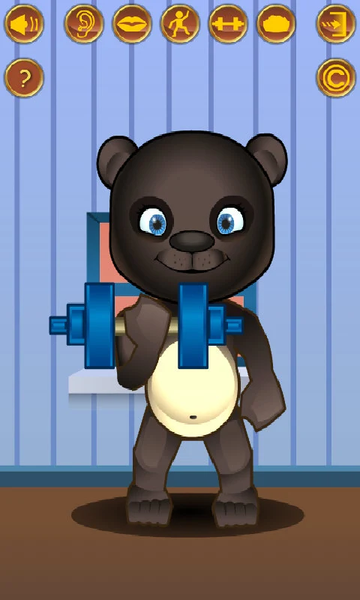 Talking Bear - Gameplay image of android game