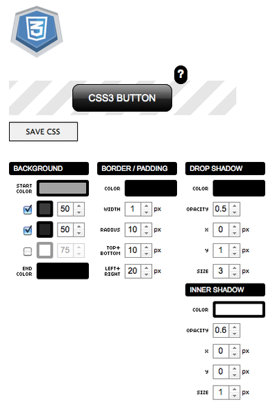 CSS3 Button Generator - Image screenshot of android app