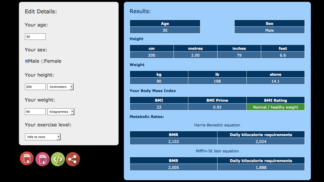 Health System Calculator - Image screenshot of android app