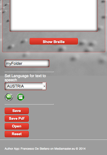 Braille Text - Image screenshot of android app