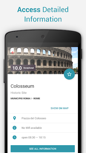 Rome Offline City Map - عکس برنامه موبایلی اندروید