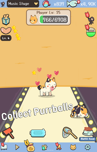 Pocket Cute Cats - عکس بازی موبایلی اندروید