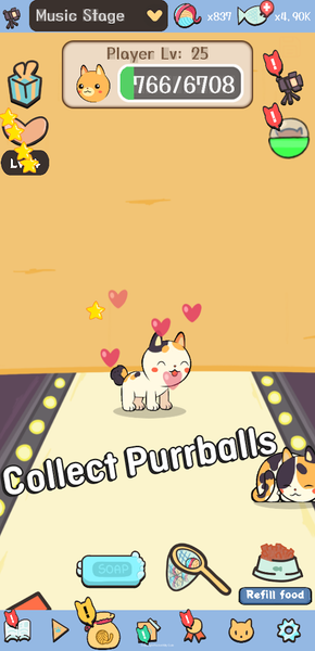 Pocket Cute Cats - عکس بازی موبایلی اندروید