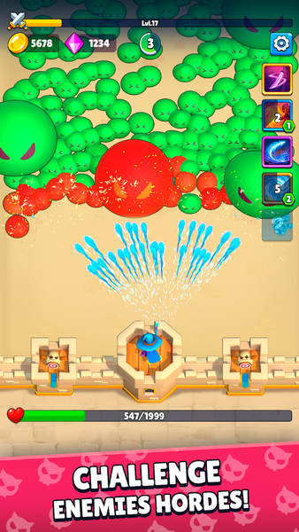 Wizard Tower: Idle TD Game - Gameplay image of android game