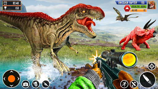 Wild Dino Shooting Hunter Game - عکس بازی موبایلی اندروید
