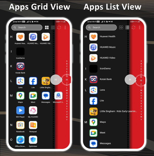 Dark Fusion Launcher - عکس برنامه موبایلی اندروید