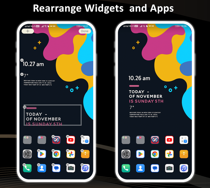 Dark Fusion Launcher - عکس برنامه موبایلی اندروید