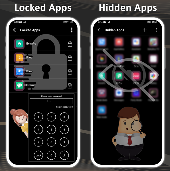 Dark Fusion Launcher - عکس برنامه موبایلی اندروید