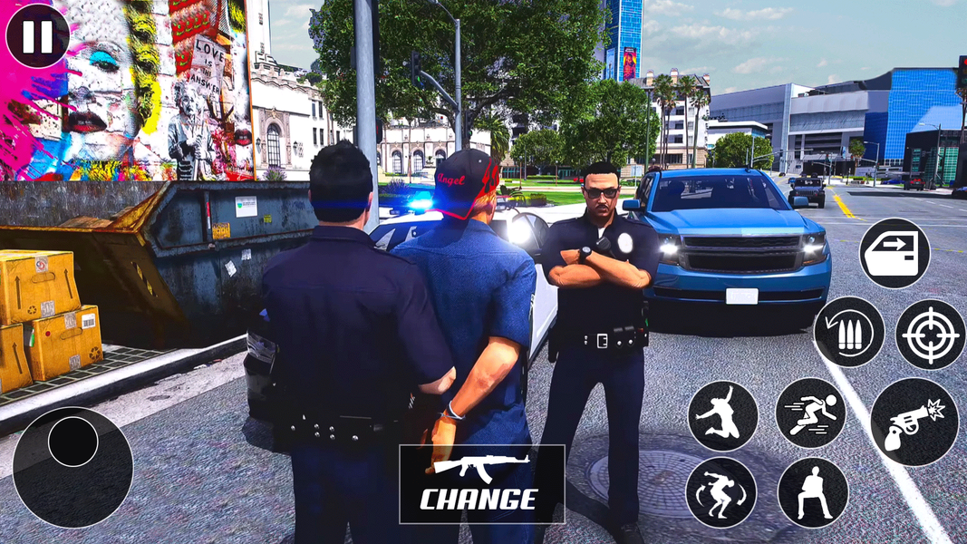 Police Simulator Car Driving3D - Gameplay image of android game