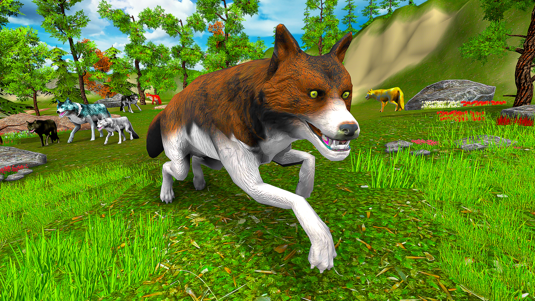Wolf Games Wild Animal Games - عکس بازی موبایلی اندروید