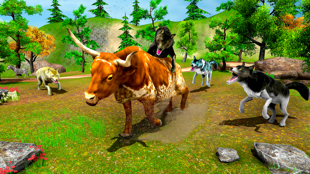 Wolf Games Wild Animal Games - عکس بازی موبایلی اندروید