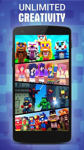 Skins for Minecraft PE - Image screenshot of android app